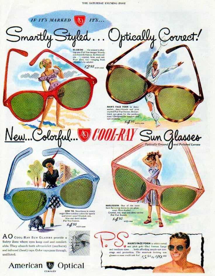 history of sunglasses