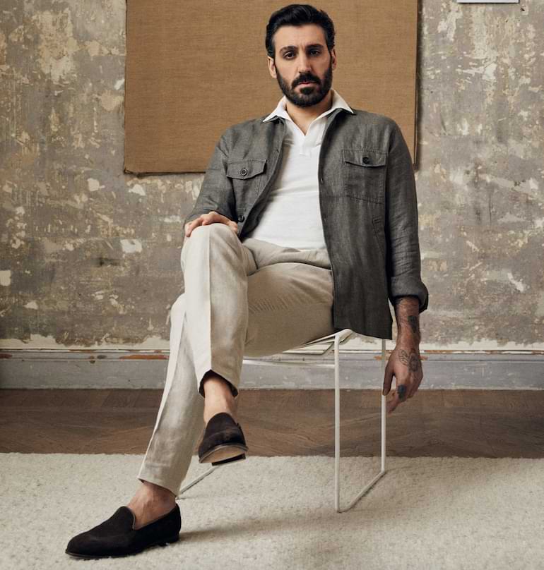 how to combine loafers with clothes
