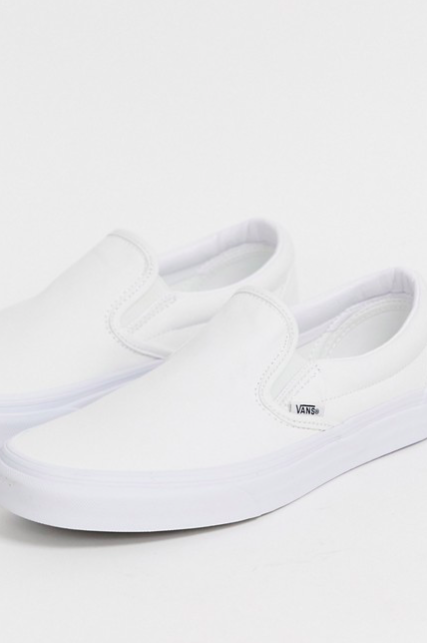 Vans-Classic-Slip-On-plimsolls-in-white – Timeless Fashion for men